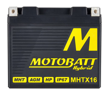 Motobatt MHTX16 Hybrid Litium-La Battery 12V / 350CCA (10AH / 16.5AH PB EQ / 500PHCA)