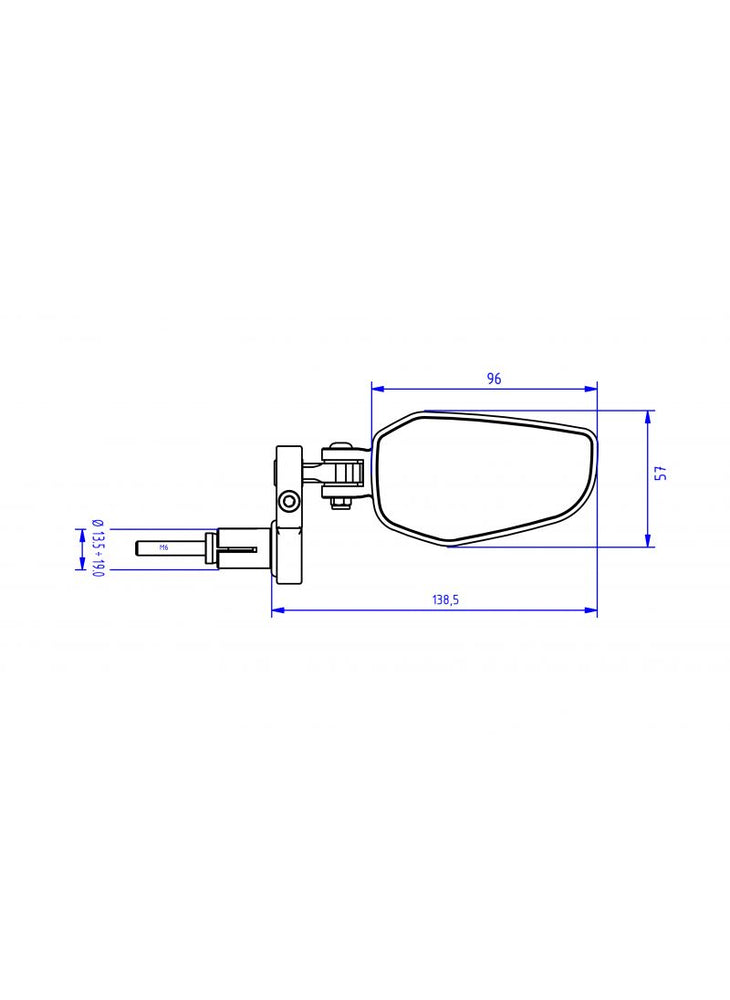 
                  
                    Bar-End Mirror Evo Right MR711 CNC Racing
                  
                