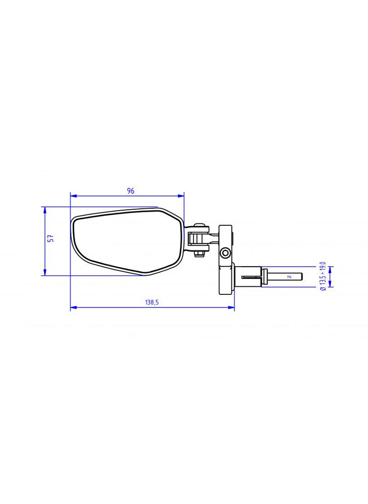 
                  
                    Bar-End Mirror Evo Left MR712 CNC Racing
                  
                