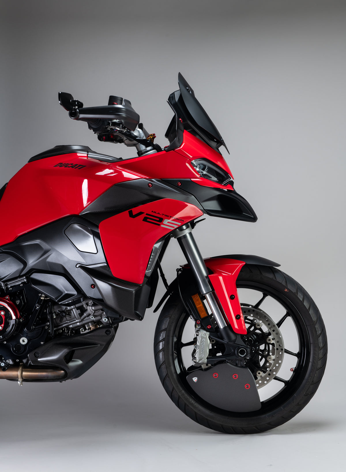 GP Ducts Evo – Carbon Voorremkoeling voor Ducati Multistrada V2 (2025+)