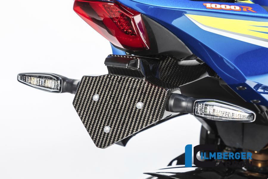 Svans Tidy registreringsskylt Support Carbon-Suzuki GSX-R1000 (2017-2022)