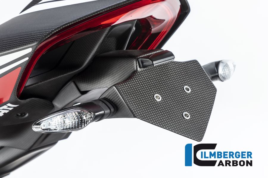 Short Tail Tidy License Plate Support Matt Carbon Panigale V4 / V4S