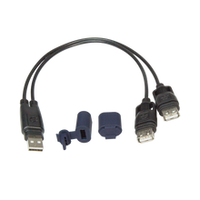 OptiMate O-110 USB-splitter – USB-A naar 2x USB-A – plug & play