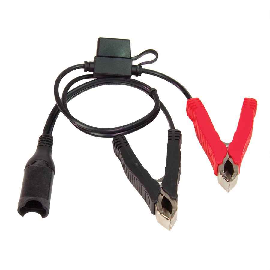 OptiMate O-14 accuklemmen, met zekering – Moto clips naar SAE – 13A max