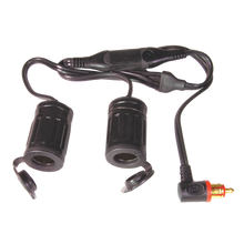 OptiMate O-36 dubbele socket adapter  –  DIN Ø12 > SAE  –  7A max