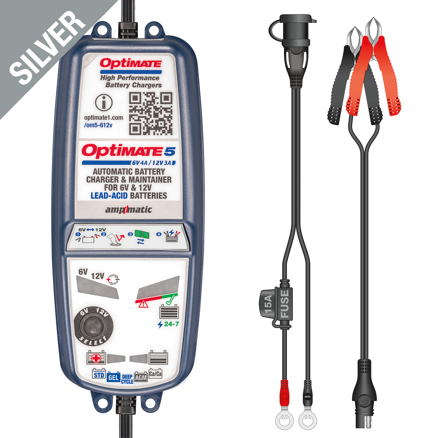 OptiMate 5 acculader 6V / 12V