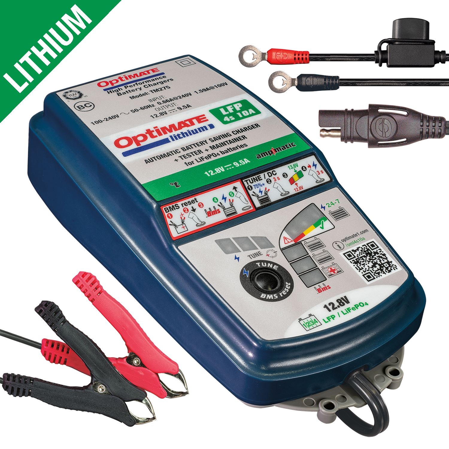 OptiMate Lithium 4s 10A lithium acculader