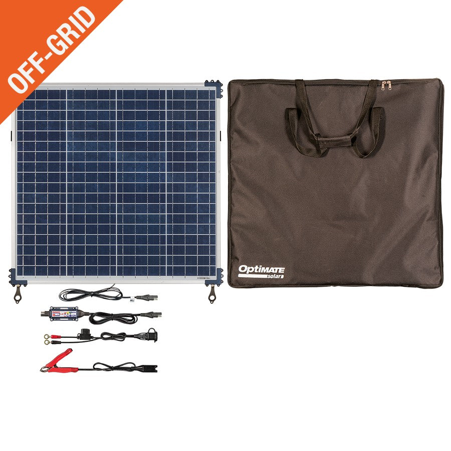 OptiMate Solar 60W Travel Kit zonnepaneellader