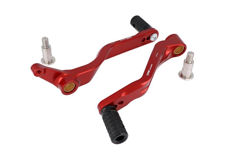 achterrem koppeling pedalen rood