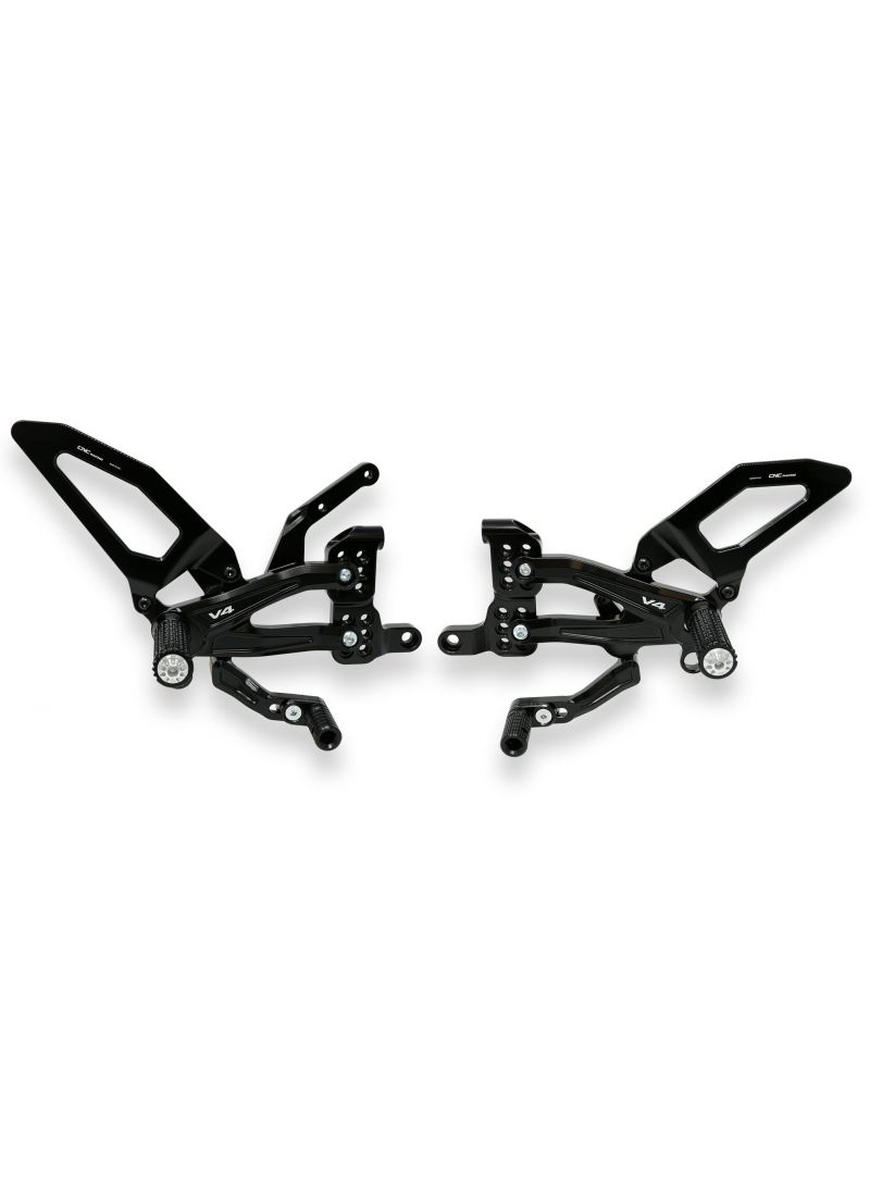 Adjustable rear set RPS EASY for Ducati Panigale V4 with road and reverse shift