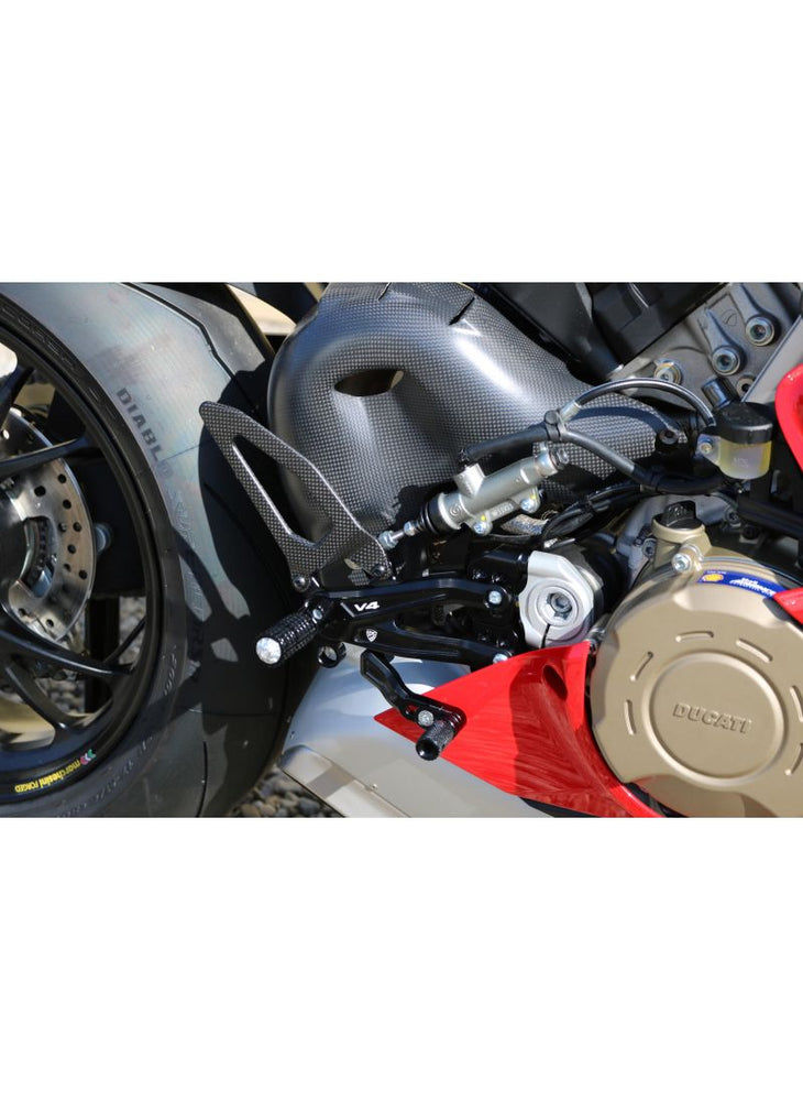 
                  
                    Adjustable rear set RPS EASY for Ducati Panigale V4R with road and reverse shift
                  
                