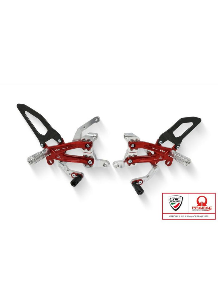 
                  
                    Adjustable rear set RPS EASY for Ducati Panigale V4R with road and reverse shift - Pramac Limited Edition Ducati Panigale V4 R (2019-2020)
                  
                