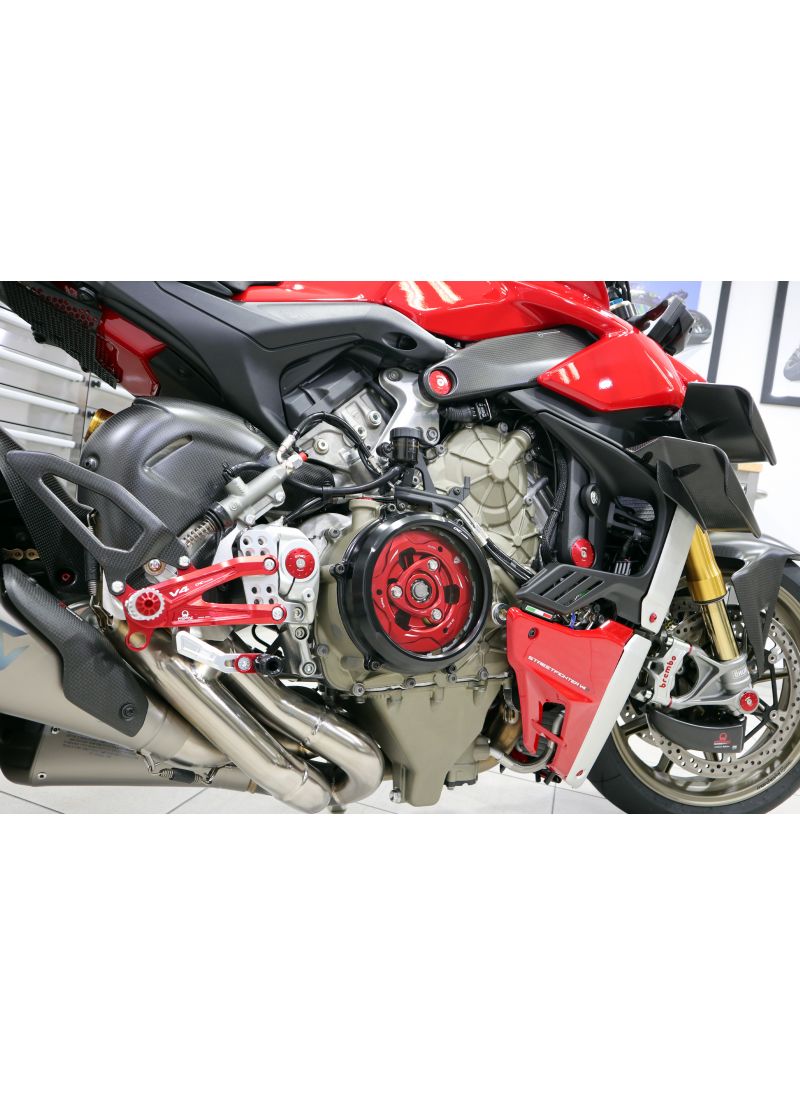 Adjustable rearsets with carbon Ducati Streetfighter V4 - Pramac Racing Limited Edition