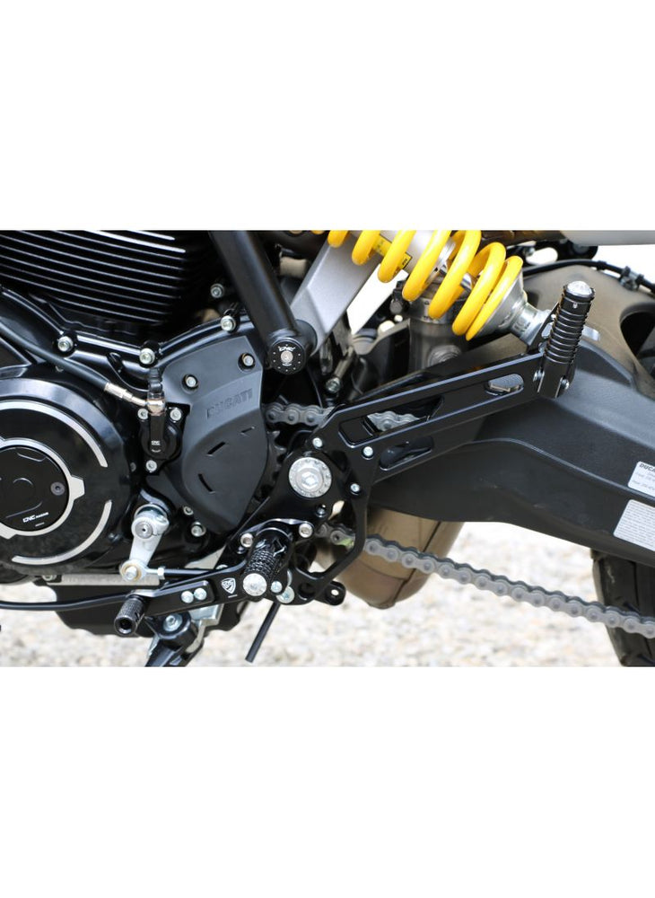 
                  
                    Adjustable rear sets Ducati Scrambler 1100
                  
                