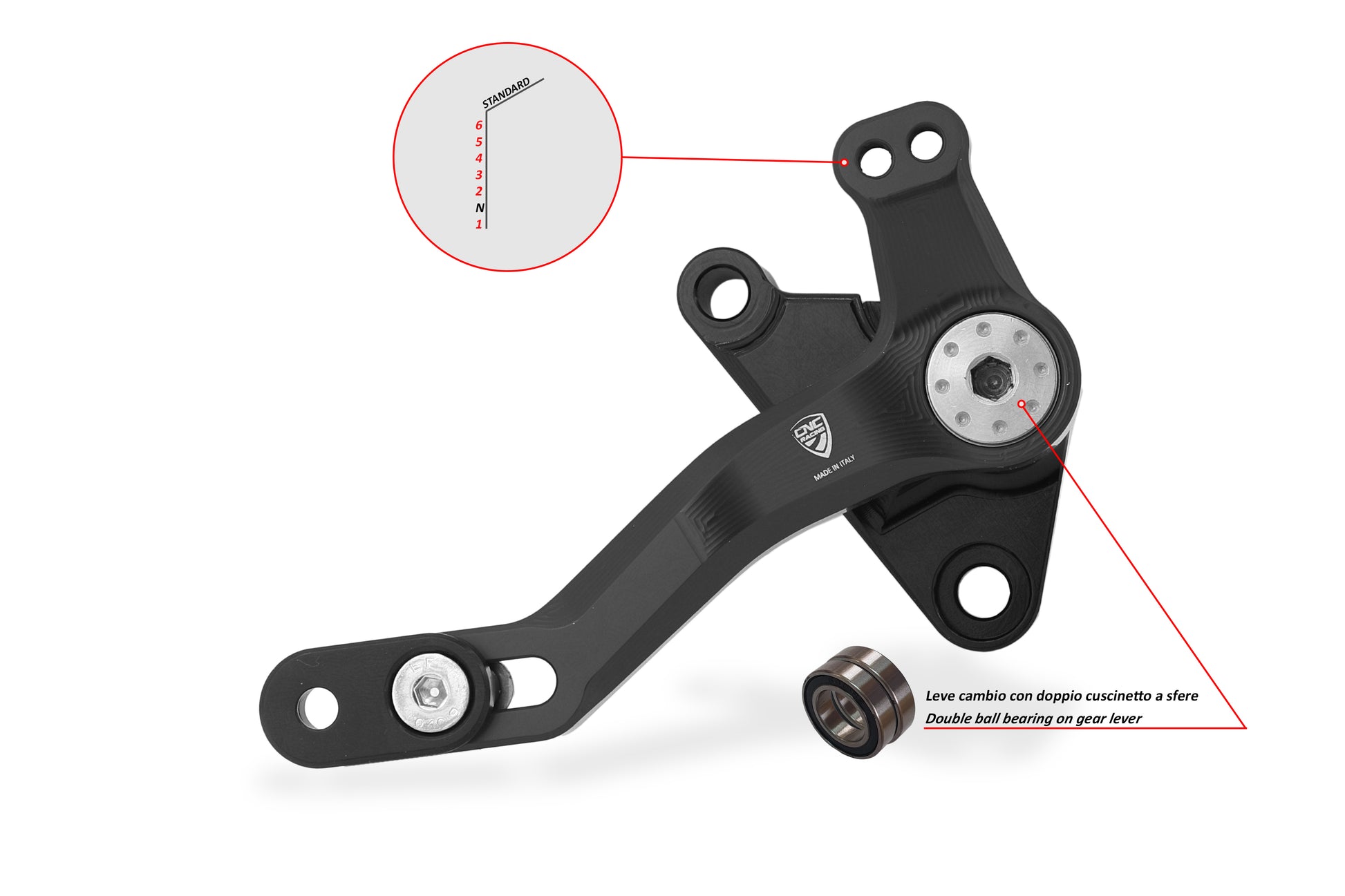 Schakelpedaal 'Slide' - Ducati Multistrada V4 S Sport (2021-2024)