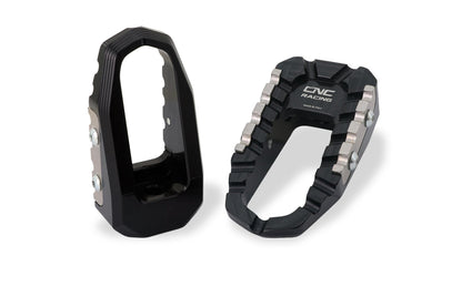 Passagier voetsteunen set 'Offroad' Ducati Diavel Carbon (2011-2018) zwart bovenaanzicht