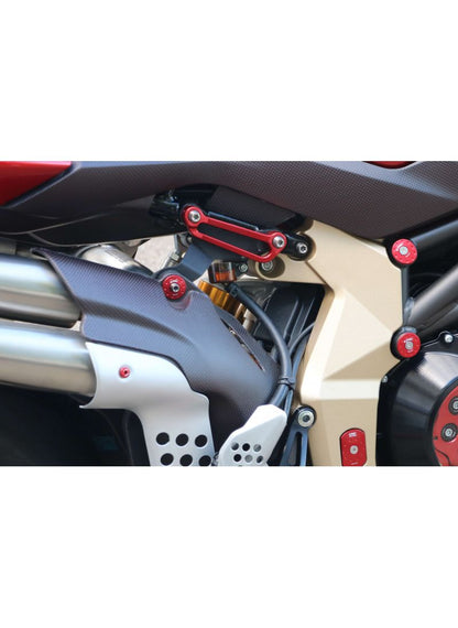 Blanking plate kit for rear footrests MV Agusta Brutale 1000 and Rush 1000