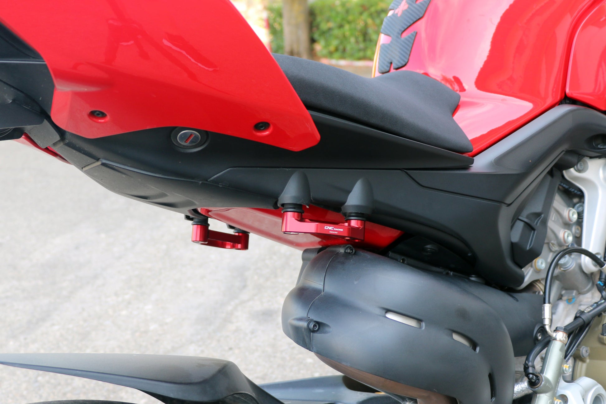 Bagage haken / voetsteun eliminators Ducati Panigale V4 Tricolore Italia (2025+)