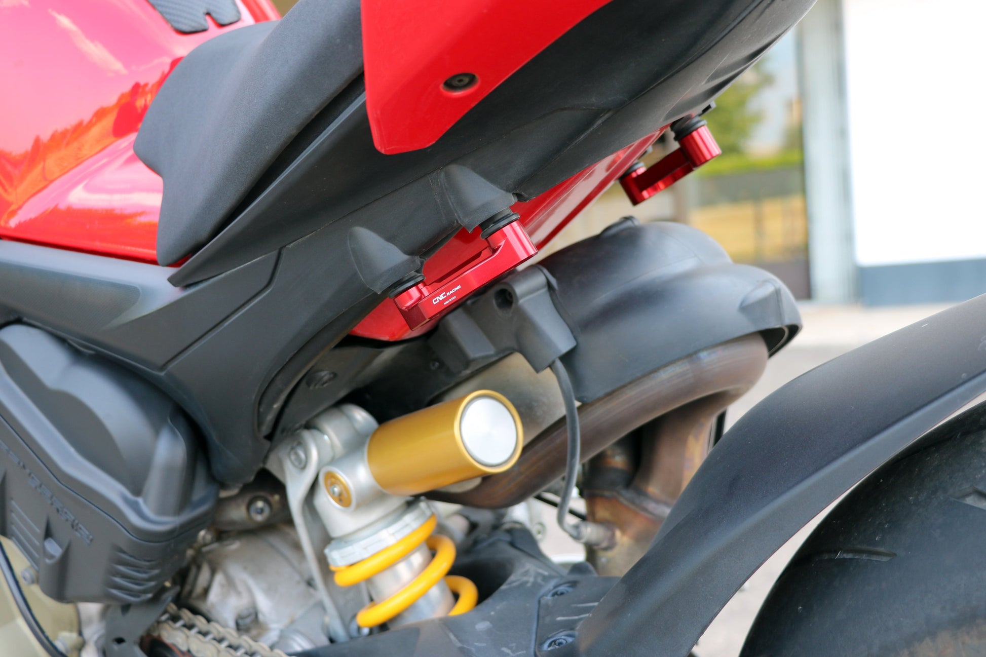Bagage haken / voetsteun eliminators Ducati Panigale V4 Tricolore (2025+)