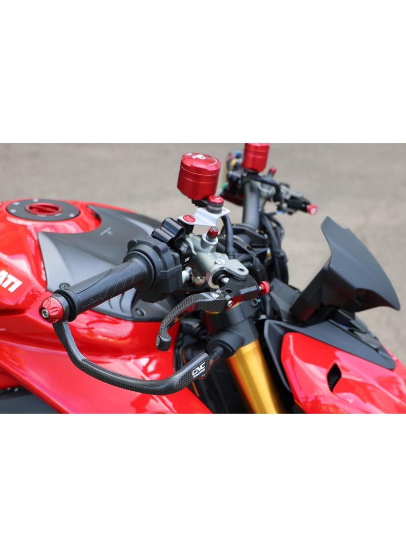 Carbon brake lever protector - CNC Racing Triumph Speed Triple 1200 RX (2025+)