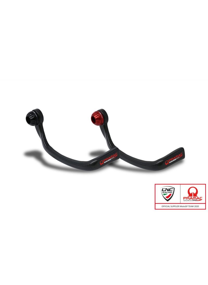 Carbon brake lever protector Pramac Racing Edition - CNC Racing Ducati Hypermotard 1100 EVO (2010-2012)