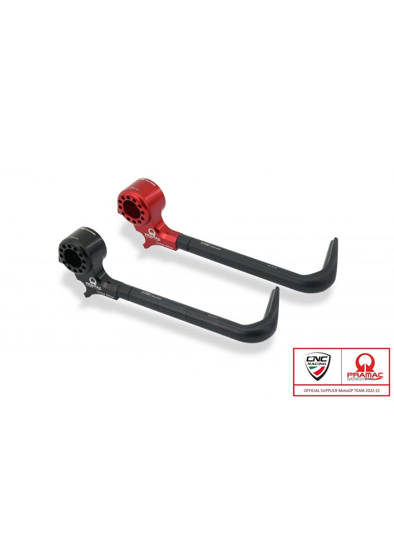 Front Brake Lever Guard with Bar-End Mirror Fitting - Pramac Racing Limited Edition