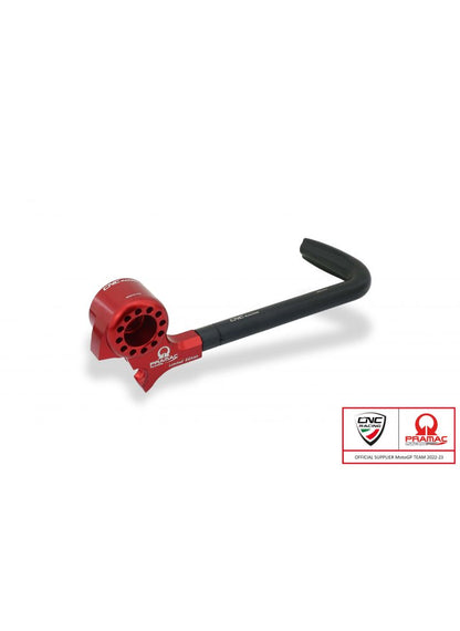 Front Brake Lever Guard with Bar-End Mirror Fitting - Pramac Racing Limited Edition