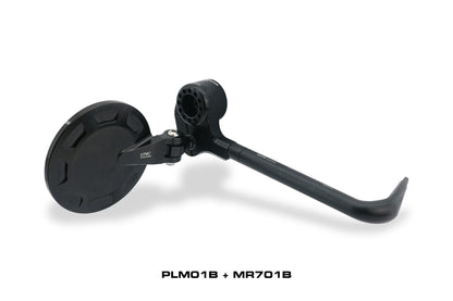 Rem handle protector with bar-end mirror mounting universal