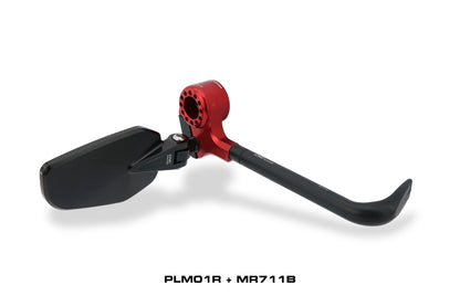 Rem handle protector with bar-end mirror mounting universal