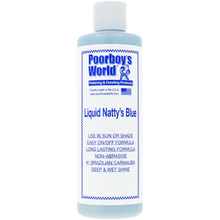 Poorboy’s World Liquid Natty’s Wax Blue – vloeibare carnaubawax met diepe glans - 473ml