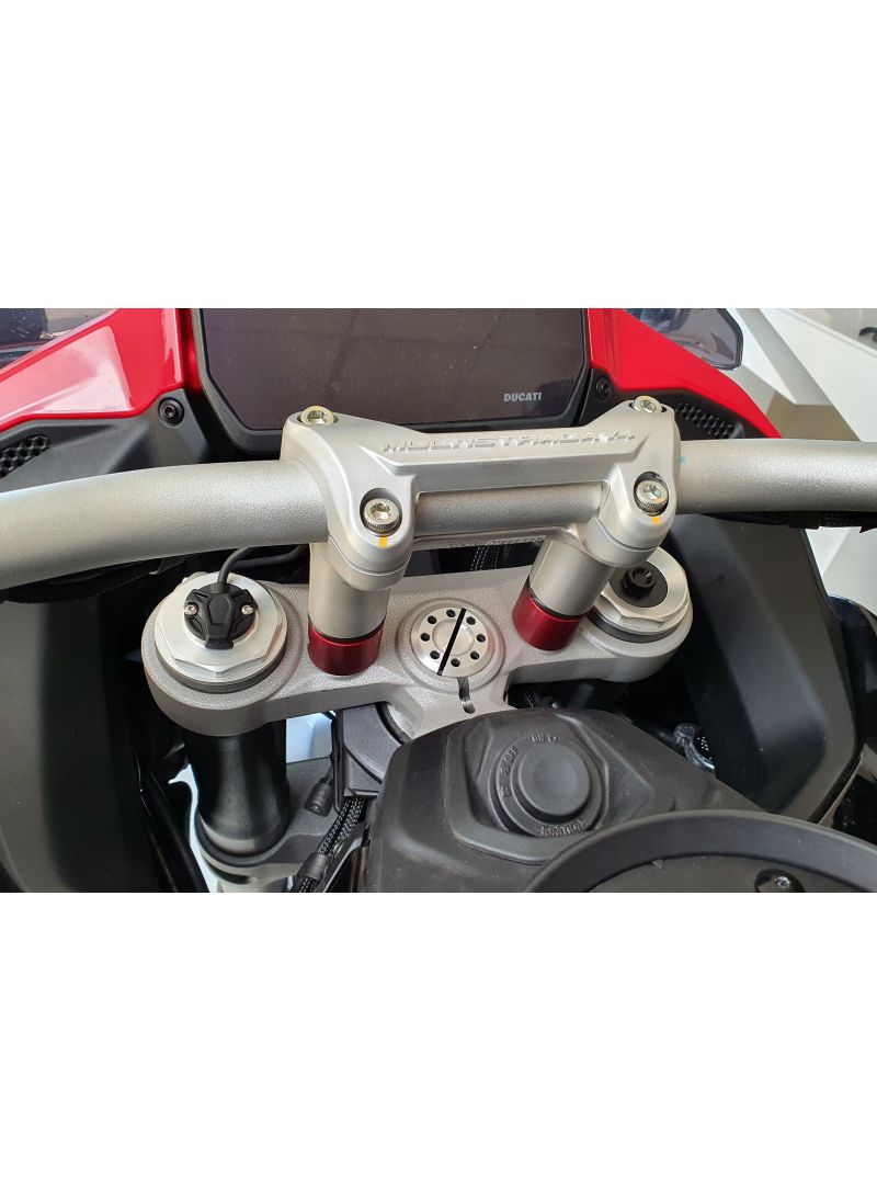 Spacers (30mm) for OEM handlebar clamp - Ducati Multistrada V4