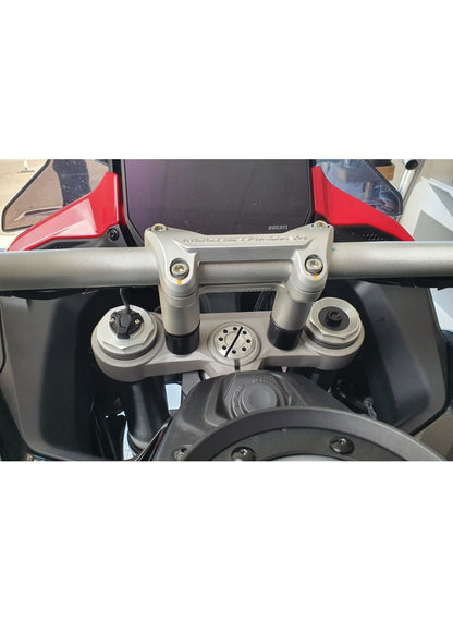 Spacers (30mm) for OEM handlebar clamp - Ducati Multistrada V4