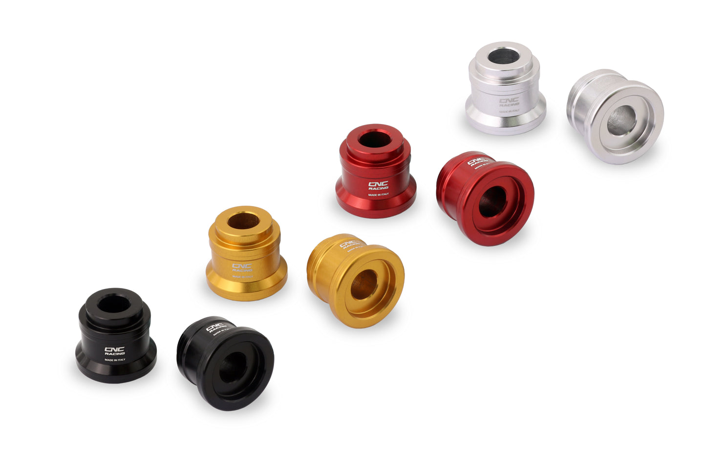 CNC Racing RM259 stuurverhogers 20mm voor Ducati Monster 950 in zwart, goud, rood en zilver