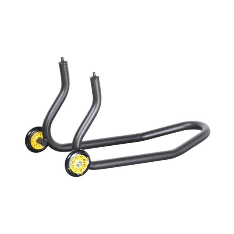 Budget mobiele paddockstand voorvork bevestiging