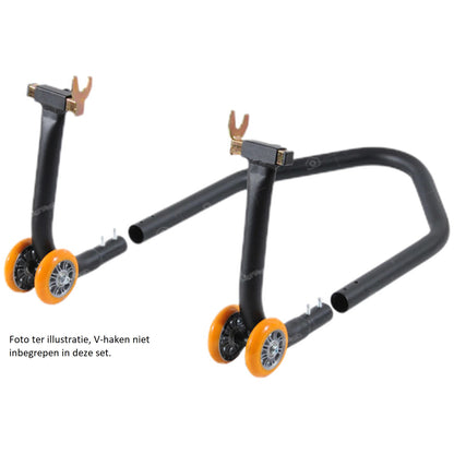 Modulaire paddockstand met L-haken en vier wielen - Honda CB650R (2024+)