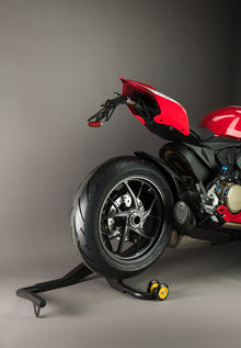 Lightech enkelzijdige paddockstand staal incl. 40,6mm pen Ducati Multistrada 1260 Pikes Peak (2018-2020) gemonteerd in de achteras