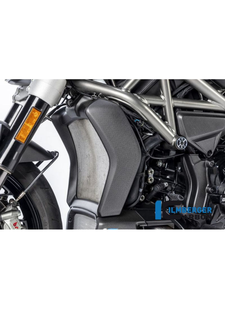 Radiator cover set 3-parts matt Ducati XDiavel Dark and Black Star 2021+