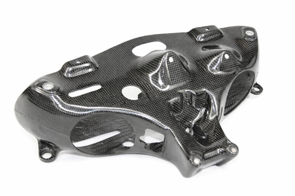 Bovenaanzicht SC00013 carbon koplampsteun Ducati 748 916 996 998 