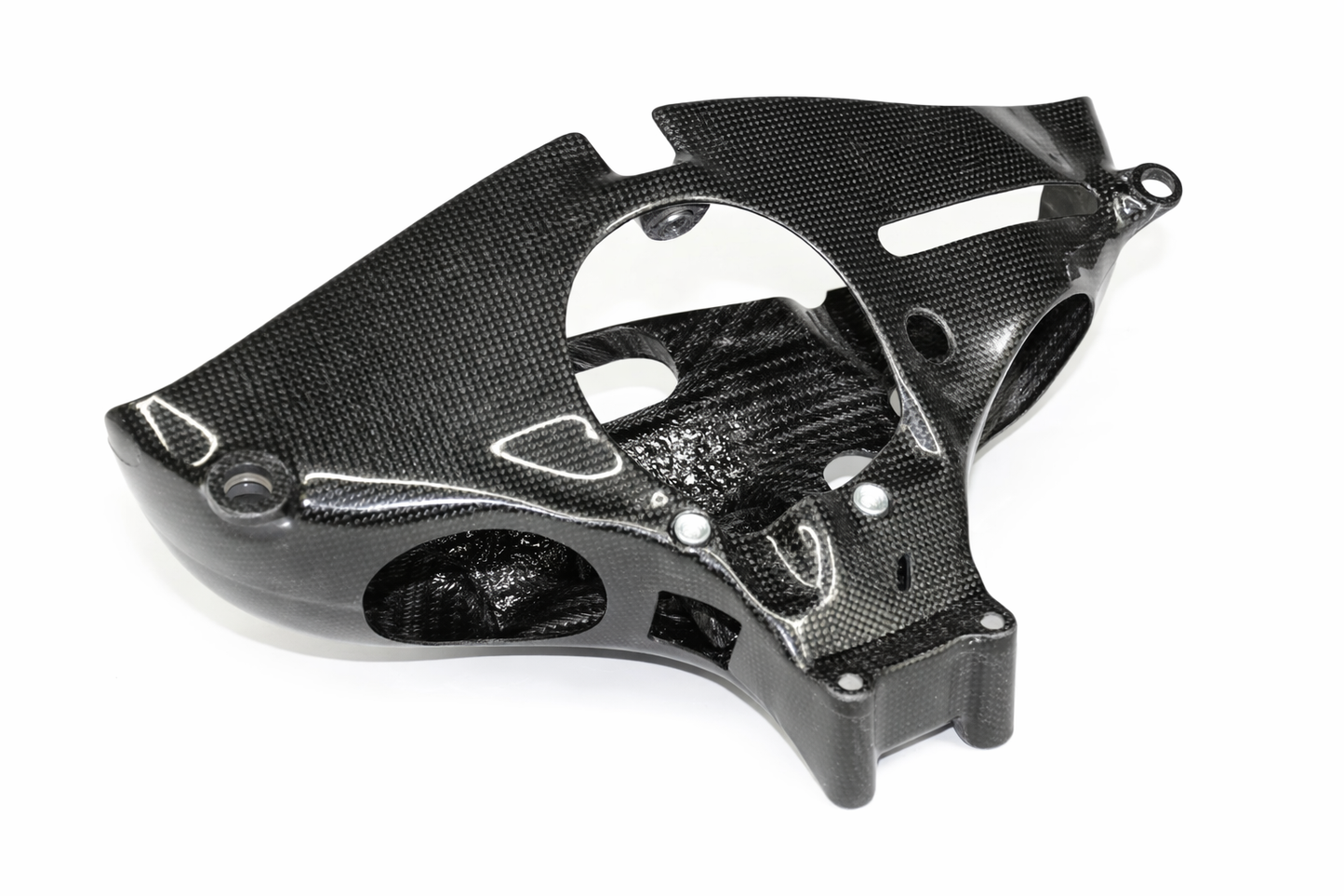 Onderaanzicht SC00013 carbon koplampsteun Ducati 748 916 996 998 