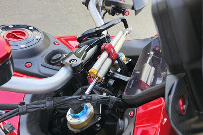 Steering Damper Clamp Kit RM251 Compatible Ducati Multistrada V4 Pikes Peak 2022+