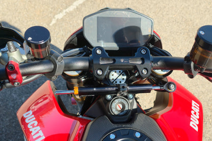 Stuurdemperbevestigingskit voor CNC kroonplatenset Ducati Hypermotard 950 (2019-2025)