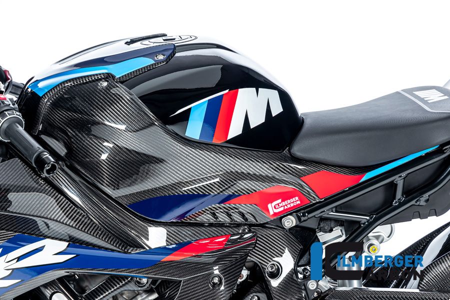 
                  
                    Panneau latéral du réservoir gauche Version complète en carbone brillant BMW M1000RR (2023+)
                  
                