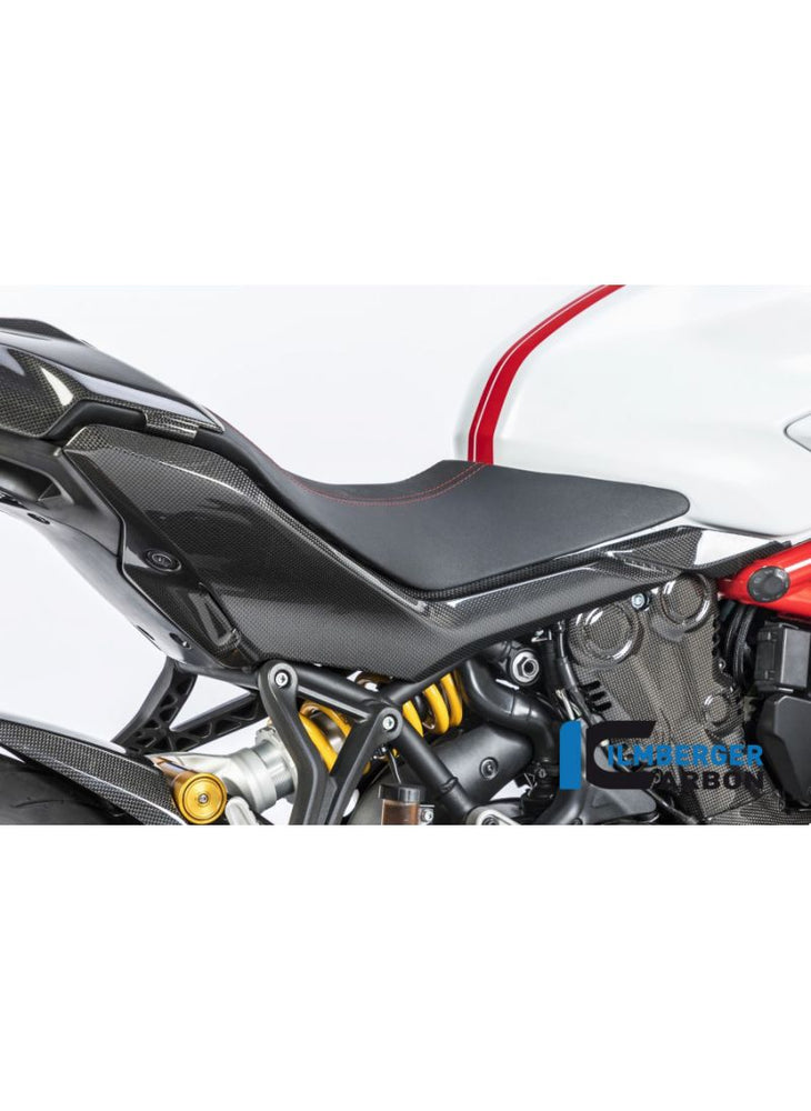 Underseat side panel right glossCarbon - Ducati Supersport 950 950S