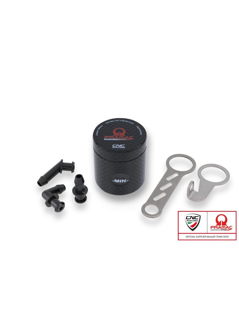 Clutch or Rear Brake Fluid Reservoir Carbon - Pramac Racing Limited Edition Ducati Hypermotard 1100 EVO (2010-2012)