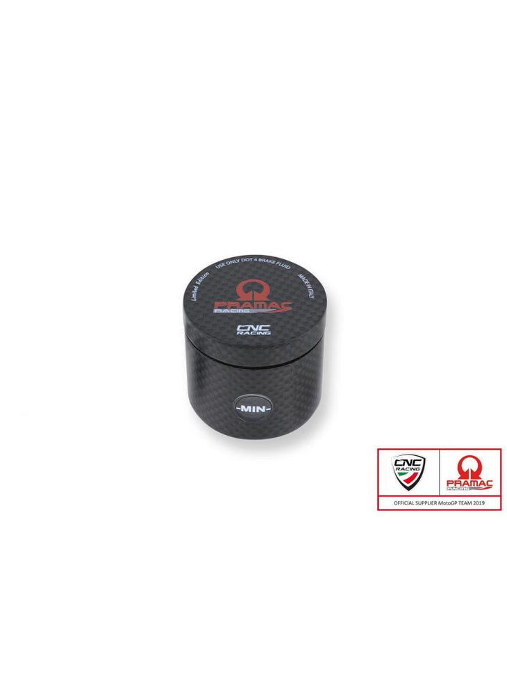 
                  
                    Reservo de fluido de frenos delanteros 25 ml de carbono - PRAMAC Racing Limited Edition Buell XB12R (2006-2011)
                  
                