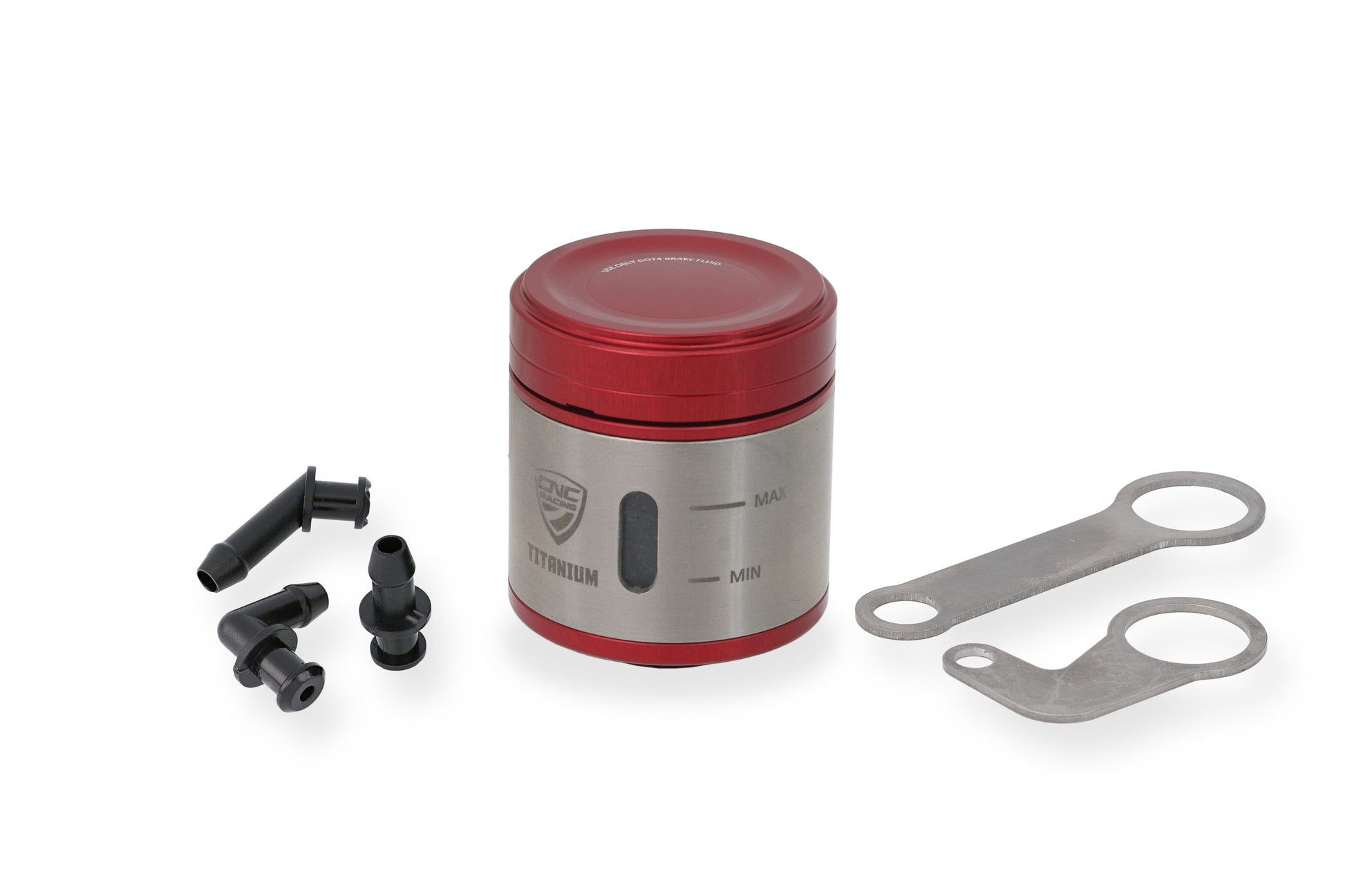 Titanium 12ml (achter)rem of koppeling vloeistof reservoir Ducati Panigale V4 Tricolore Italia (2025+)