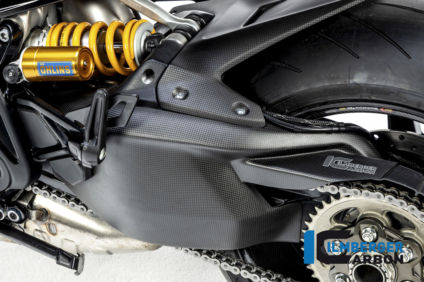 SwingArmcover avec le garde supérieur Matt Ducati Diavel 1260 Lamborghini (2021)