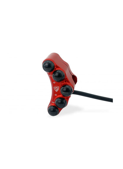 Left Handlebar Switch kit - Street use - Red Version Ducati Hypermotard 1100 (2007-2012)