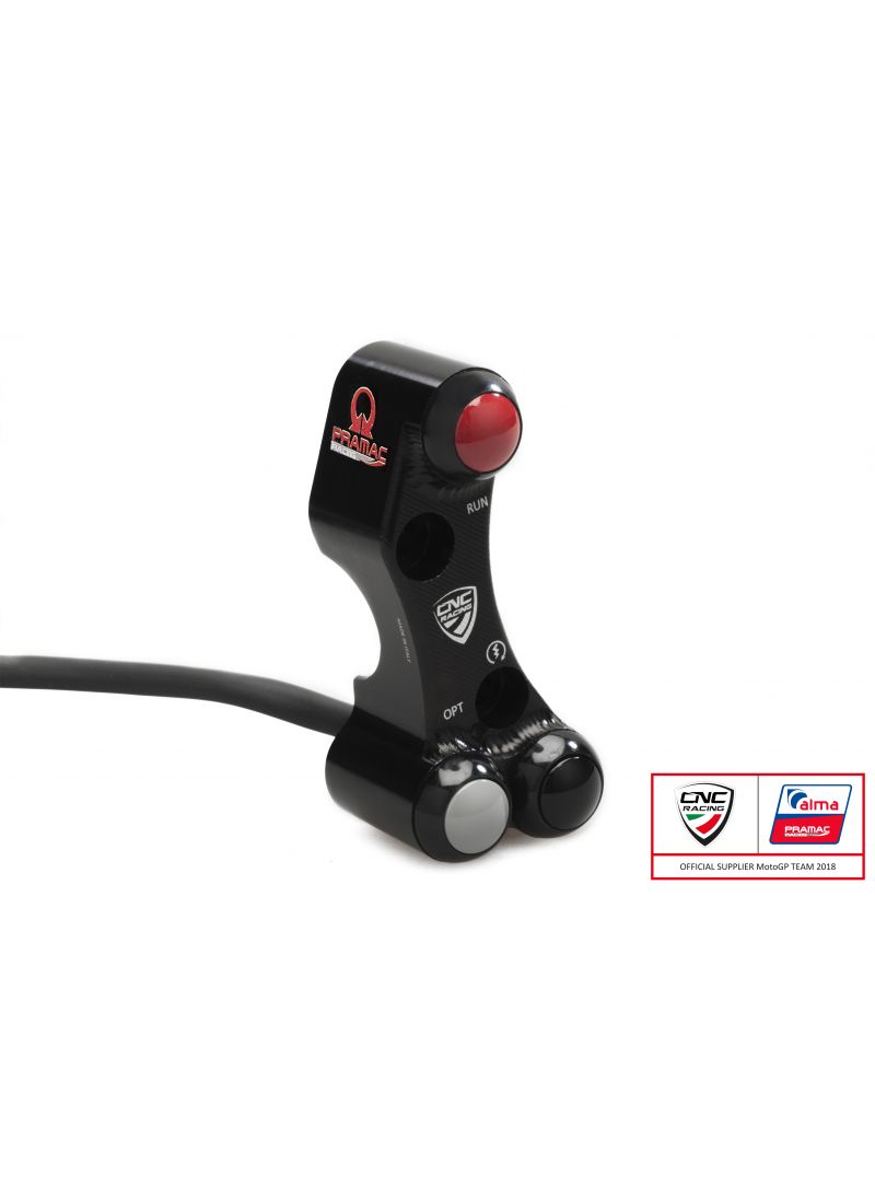 Right handlebar switch Pramac - Brembo billet CNC and forged brake master cylinder Ducati Hypermotard 1100 EVO (2010-2012)