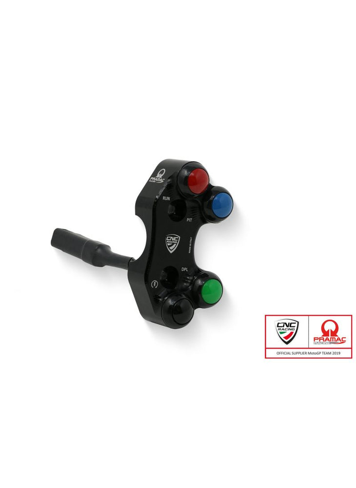 
                  
                    CNC Right handlebar switch Ducati Panigale V4R - OEM and RCS Brembo brake master cylinder - Pramac Limited Edition
                  
                